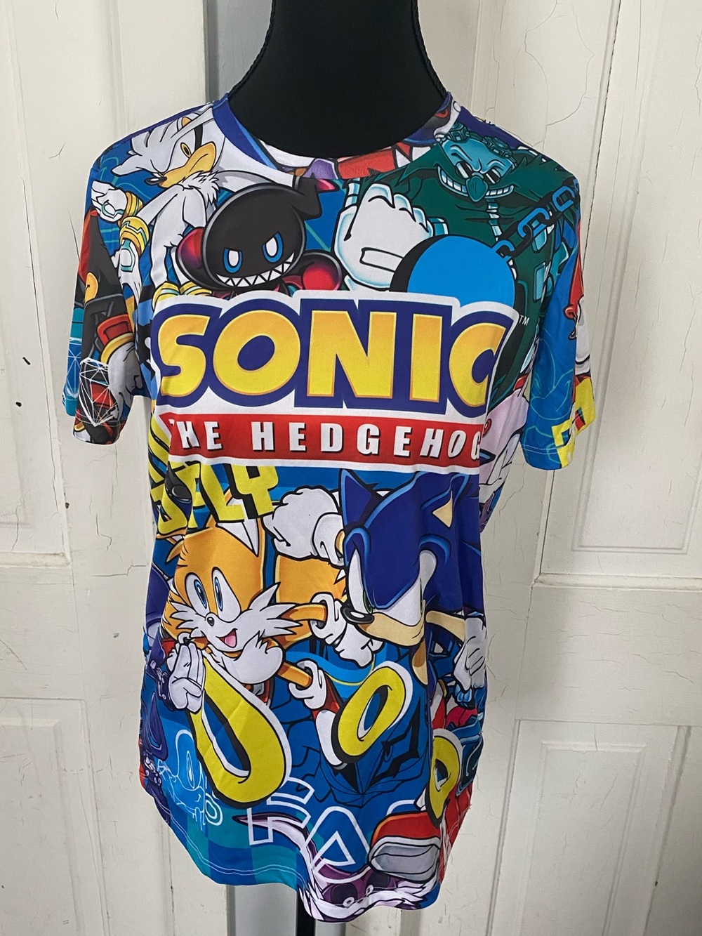 Sonic the Hedgehog Graphic Tee - Blue Multicolor
